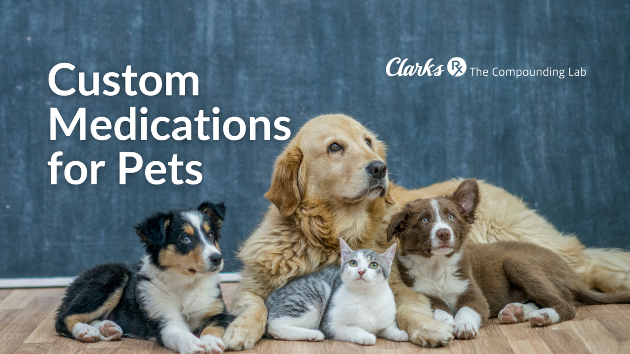 tailored medications for pets