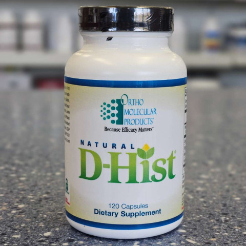 pharmacist recommended ortho molecular natrual d-hist supplement for ohio seasonal allergies